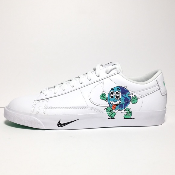 !’sold’! NIKE BLAZER LOW FLYLEATHER EARTHDAY🌍QS - Picture 6 of 8